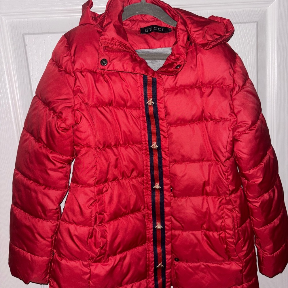 Red Puffer Coat